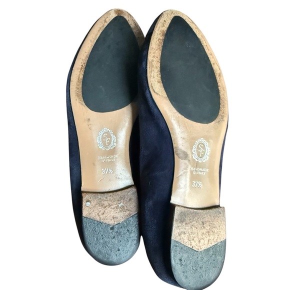 Sarah Flint Women's Navy Blue Flats - Picture 3 of 3